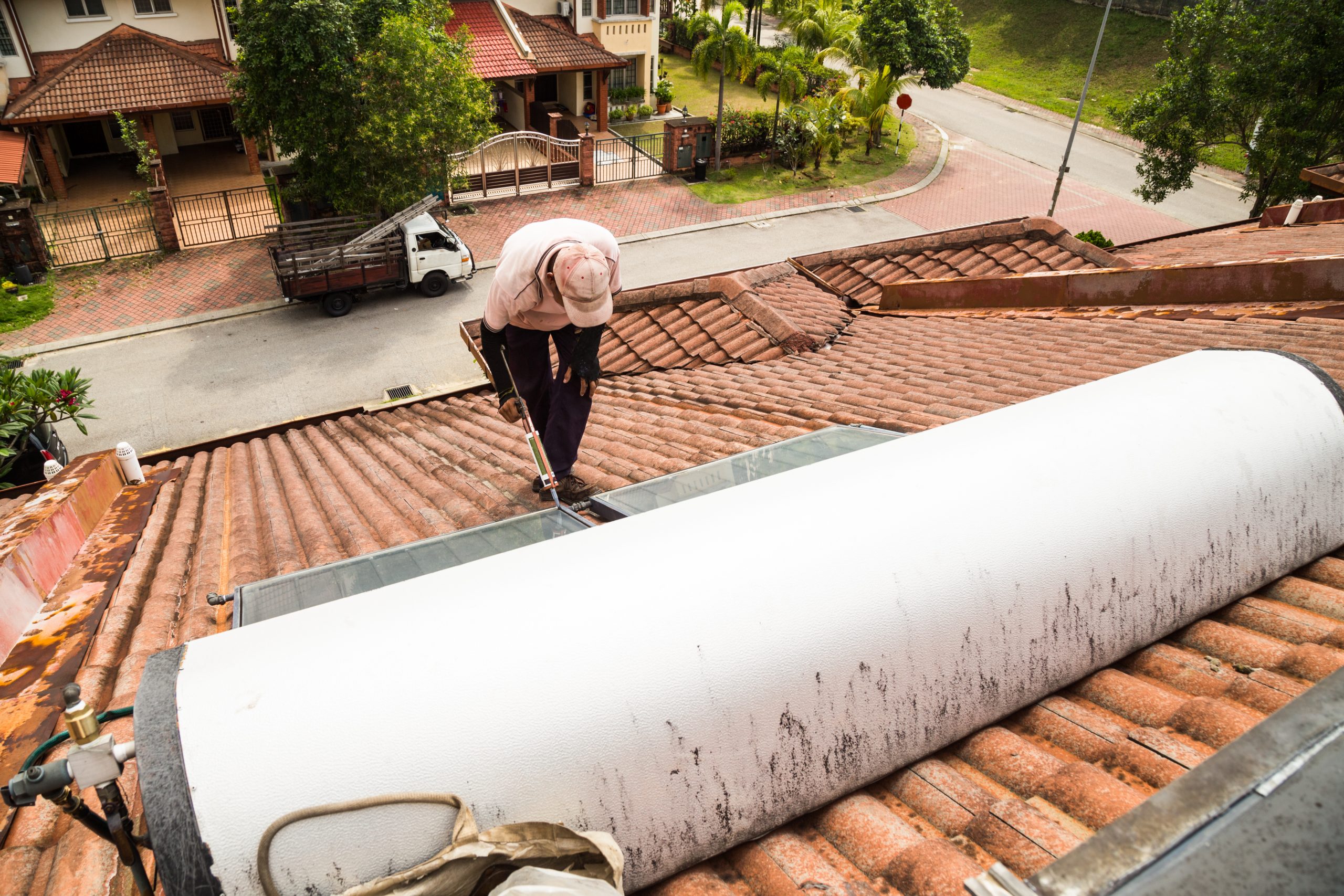Solar Hot Water Repair Perth on roof Perth Plumbing and Gasfitting