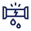 burst water pipe icon from Perth Plumbing and Gasfitting